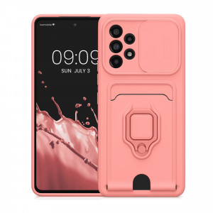 Husa Kwmobile pentru Samsung Galaxy A53 5G, Silicon, Roz, 58577.193 - Img 2