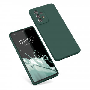 Husa Kwmobile pentru Samsung Galaxy A53 5G, Silicon, Verde, 57835.169 - Img 2