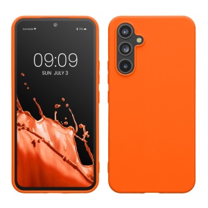 Husa Kwmobile pentru Samsung Galaxy A54 5G, Portocaliu, Silicon, KWM000018FR031C - Img 1