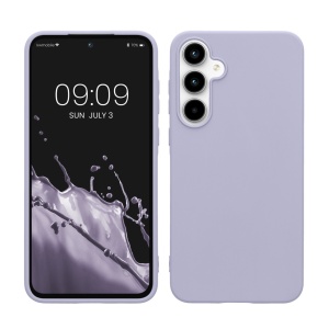 Husa Kwmobile pentru Samsung Galaxy A55 5G, Mov deschis, Silicon, KWM000021MG020C - Img 1