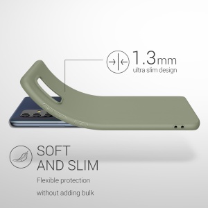Husa Kwmobile pentru Samsung Galaxy A71, Verde, Silicon, KWM000010ZJ032C - Img 7