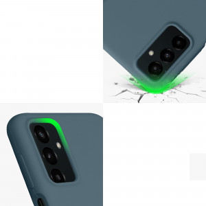 Husa Kwmobile pentru Samsung Galaxy M23 5G, Silicon, Albastru, 57824.202 - Img 8