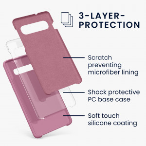 Husa Kwmobile pentru Samsung Galaxy S10, Silicon, Violet, 47732.167 - Img 3