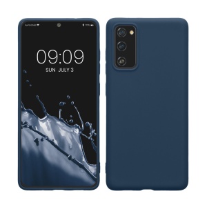 Husa Kwmobile pentru Samsung Galaxy S20 FE, Albastru, Silicon, KWM0000121L065C - Img 1