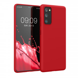 Husa Kwmobile pentru Samsung Galaxy S20 FE, Rosu, Silicon, 53604.208 - Img 1
