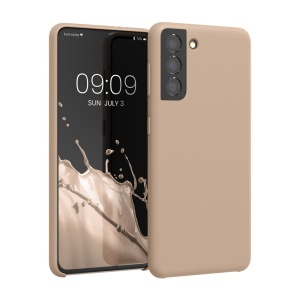 Husa Kwmobile pentru Samsung Galaxy S21, Roz, Silicon, 54056.154 - Img 1