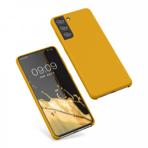 Husa kwmobile pentru Samsung Galaxy S21, Silicon, Portocaliu, 54056.143 - Img 2