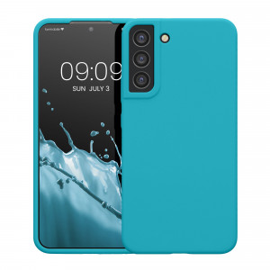 Husa Kwmobile pentru Samsung Galaxy S22 Plus, Albastru, Silicon, 56761.205 - Img 2