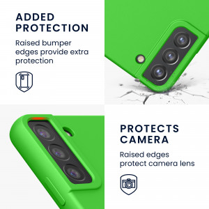 Husa kwmobile pentru Samsung Galaxy S22 Plus, Silicon, Verde , 56761.159 - Img 4