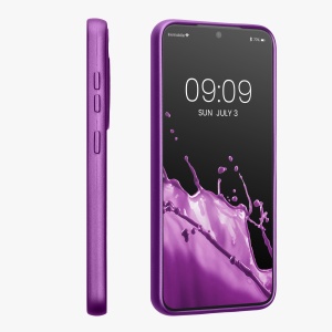 Husa Kwmobile pentru Samsung Galaxy S23, Violet, Silicon, 60312.24 - Img 3