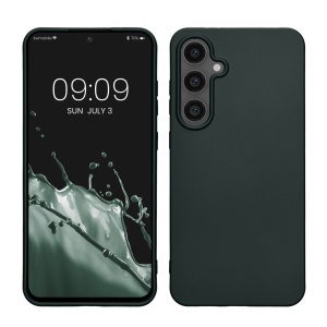 Husa Kwmobile pentru Samsung Galaxy S24 FE, Verde, Silicon, KWM000021WP001C - Img 1