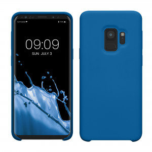 Husa kwmobile pentru Samsung Galaxy S9, Silicon, Albastru, 44182.228 - Img 1