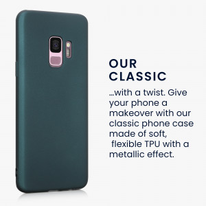 Husa Kwmobile pentru Samsung Galaxy S9, Silicon, Verde, 44582.14 - Img 4
