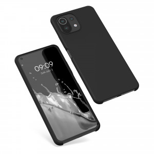 Husa Kwmobile pentru Xiaomi Mi 11 Lite 5G/11 Lite 5G NE, Silicon, Negru, 54730.01 - Img 2