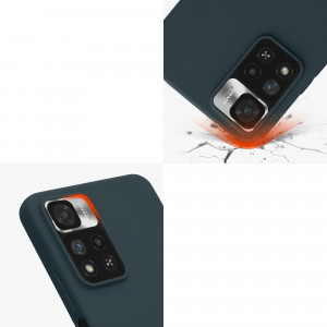 Husa kwmobile pentru Xiaomi Note 11 Pro Plus 5G, Silicon, Albastru, 58095.202 - Img 7