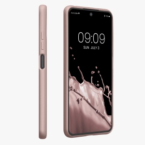 Husa Kwmobile pentru Xiaomi Redmi Note 10 5G, Crem, Silicon, KWM000012ZO010C - Img 3
