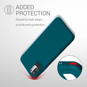 Husa Kwmobile pentru Xiaomi Redmi Note 10 5G, Silicon, Albastru, 54947.224 - Img 7