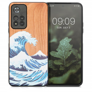Husa Kwmobile pentru Xiaomi Redmi Note 11 Pro Plus 5G, Lemn, Multicolor, 58100.03 - Img 2