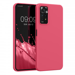 Husa Kwmobile pentru Xiaomi Redmi Note 11 Pro/Redmi Note 11 Pro 5G, Silicon, Roz, 57373.238 - Img 1