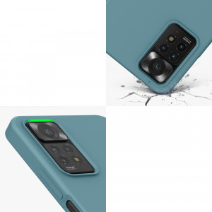 Husa Kwmobile pentru Xiaomi Redmi Note 11 Pro/Redmi Note 11 Pro 5G, Silicon, Verde, 57373.207 - Img 8