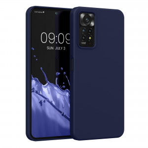 Husa kwmobile pentru Xiaomi Redmi Note 11 Pro/Redmi Note 11 Pro 5G/Redmi Note 12 Pro , Silicon, Albastru, 57373.182 - Img 1