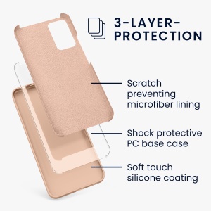 Husa Kwmobile pentru Xiaomi Redmi Note 11 Pro/Redmi Note 11 Pro 5G/Redmi Note 12 Pro, Crem, Silicon, KWM0000151A060C - Img 6
