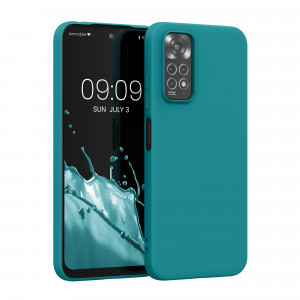 Husa Kwmobile pentru Xiaomi Redmi Note 11/Redmi Note 11s, Silicon, Verde, 57368.57 - Img 1