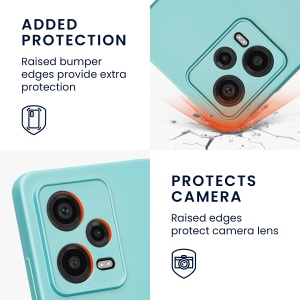 Husa Kwmobile pentru Xiaomi Redmi Note 12 Pro 5G, Verde deschis, Silicon, KWM000018CO007C - Img 3