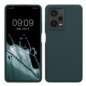 Husa Kwmobile pentru Xiaomi Redmi Note 12 Pro 5G, Verde inchis, Silicon, 60691.202 - Img 1