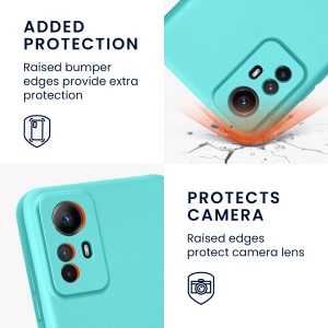 Husa Kwmobile pentru Xiaomi Redmi Note 12S, Verde deschis, Silicon, KWM000018CN008C - Img 3