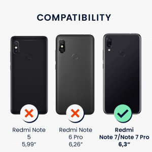 Husa Kwmobile pentru Xiaomi Redmi Note 7/Redmi Note 7 Pro, Silicon, Mov, 48714.139 - Img 6