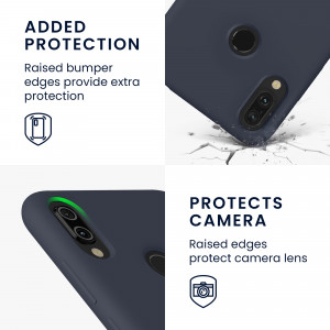 Husa Kwmobile pentru Xiaomi Redmi Note 7/Redmi Note 7 Pro, Silicon, Albastru, 48714.186 - Img 4