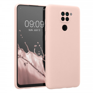 Husa Kwmobile pentru Xiaomi Redmi Note 9, Silicon, Roz, 52437.225 - Img 1