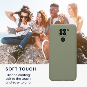 Husa Kwmobile pentru Xiaomi Redmi Note 9, Verde deschis, Silicon, KWM000011FI018C - Img 3