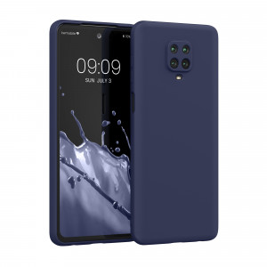 Husa Kwmobile pentru Xiaomi Redmi Note 9S/Redmi Note 9 Pro/Redmi Note 9 Pro Max, Silicon, Albastru, 56562.186 - Img 1