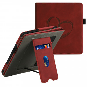 Husa pentru Amazon Kindle Oasis 10, Kwmobile, Rosu, Piele ecologica, 59393.01 - Img 4
