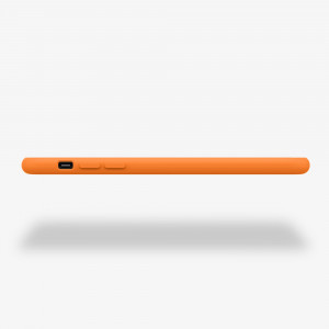 Husa pentru Apple iPhone 11 Pro Max, Silicon, Portocaliu, 49725.150 - Img 4