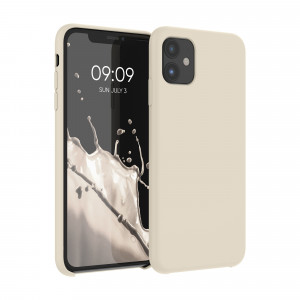 Husa pentru Apple iPhone 11, Silicon, Crem, 49724.210 - Img 1