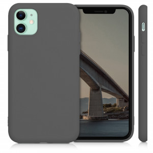 Husa pentru Apple iPhone 11, Silicon, Gri, 50791.155 - Img 2