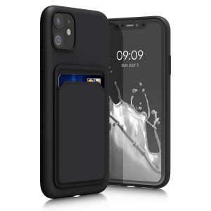 Husa pentru Apple iPhone 11, Silicon, Negru, 55114.01, kwmobile - Img 1