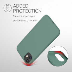 Husa pentru Apple iPhone 11, Silicon, Verde, 49787.166, kwmobile - Img 7