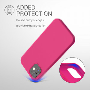 Husa pentru Apple iPhone 12 / iPhone 12 Pro, Silicon, Roz, 53939.77 - Img 7