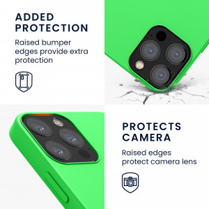 Husa pentru Apple iPhone 12 / iPhone 12 Pro, Silicon, Verde, 52641.159 - Img 4