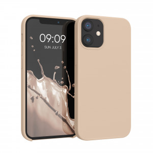 Husa pentru Apple iPhone 12 Mini, Silicon, Crem, 52640.154 - Img 1