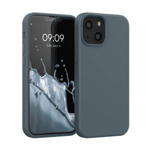 Husa pentru Apple iPhone 13 Mini, Silicon, Verde, 55877.202, kwmobile - Img 1