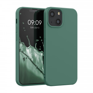 Husa pentru Apple iPhone 13 Mini, Silicon, Verde, 55931.166, kwmobile - Img 1