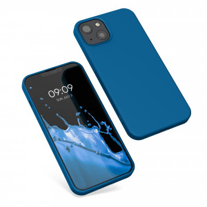 Husa pentru Apple iPhone 13, Silicon, Albastru, 55948.228, kwmobile - Img 2