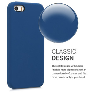 Husa pentru Apple iPhone 5 / iPhone 5s / iPhone SE, Silicon, Albastru, 42766.116 - Img 4