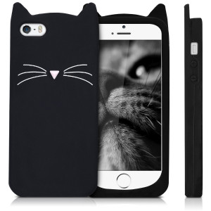 Husa pentru Apple iPhone 5 / iPhone 5s / iPhone SE, Silicon, Negru, 42633.01 - Img 2