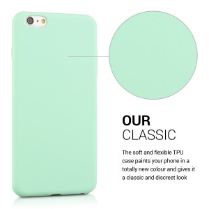 Husa pentru Apple iPhone 6 Plus / iPhone 6s Plus, Silicon, Verde, 37726.71 - Img 4